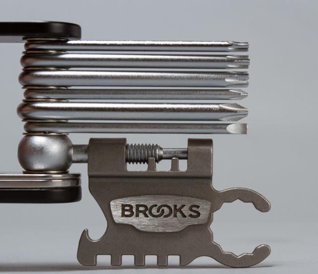 Brooks England bike multi tool with leather case_4